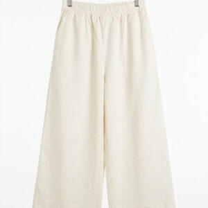 PANTALON CORTE ANCHO CRUDO